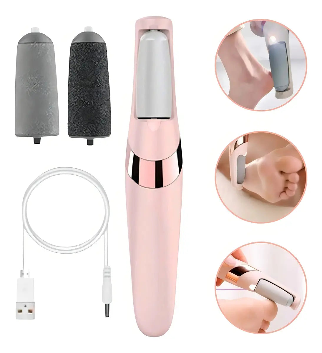 Removedor De Callos Electrico Usb Recargable Quitacallos