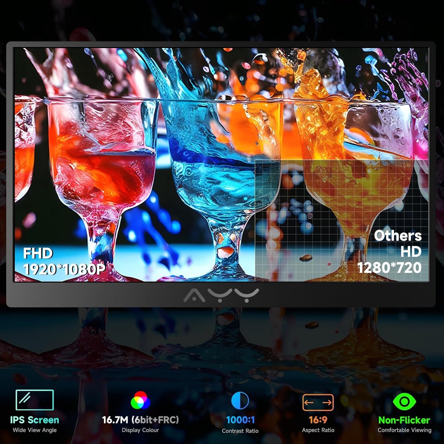 Monitor portátil 15.6 HDR 60Hz - Image 9